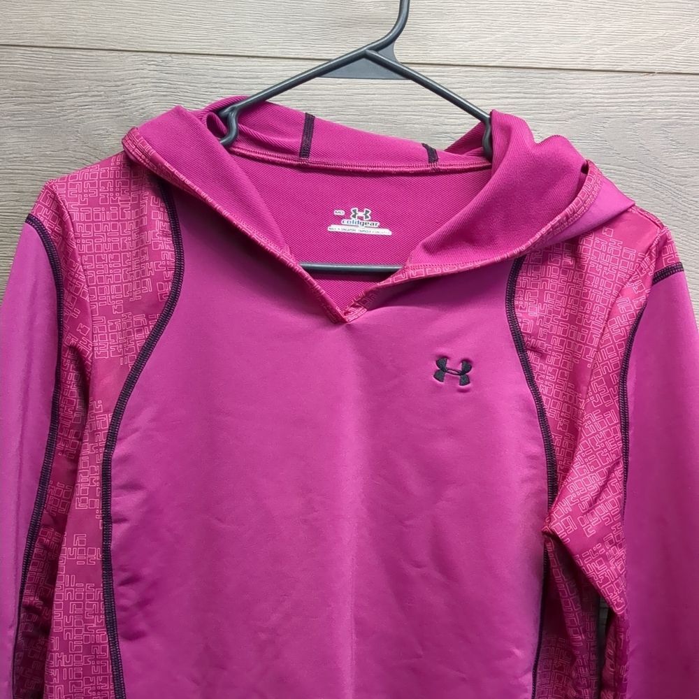 Under Armour Exercise Cold Gear Pullover Hoodie W… - image 2